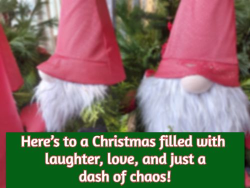 Here’s to a Christmas filled with laughter, love, and just a dash of chaos!