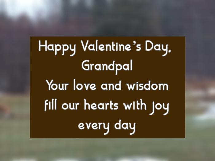 Happy Valentine’s Day, Grandpa! Your love and wisdom fill our hearts with joy every day