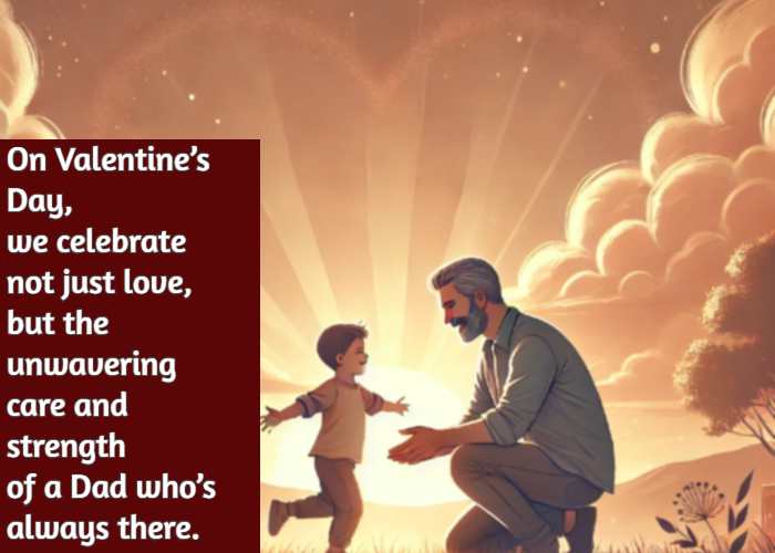 On Valentine’s Day, we celebrate not just love, but the unwavering care and strength of a dad who’s always there.