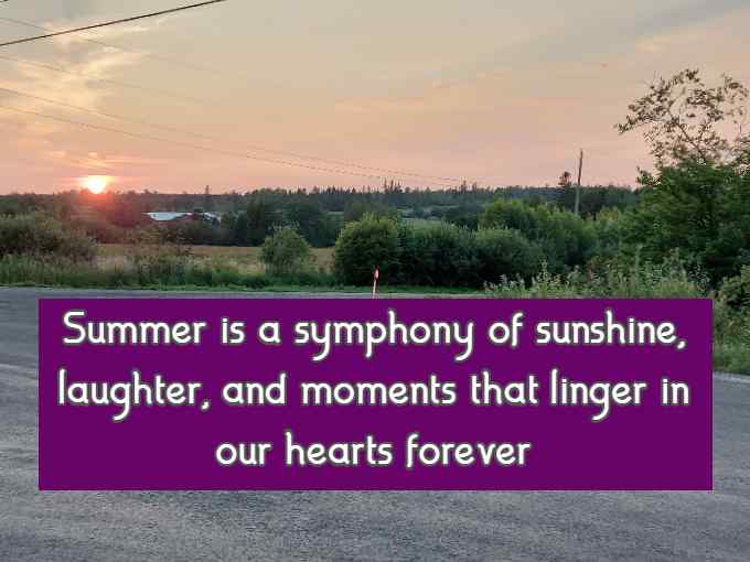 Summer is a symphony of sunshine, laughter, and moments that linger in our hearts forever