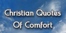 Christian Quotes of Comfort