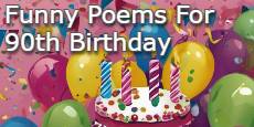 Funny Poems For 90th Birthday