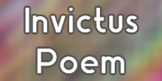 Invictus Poem